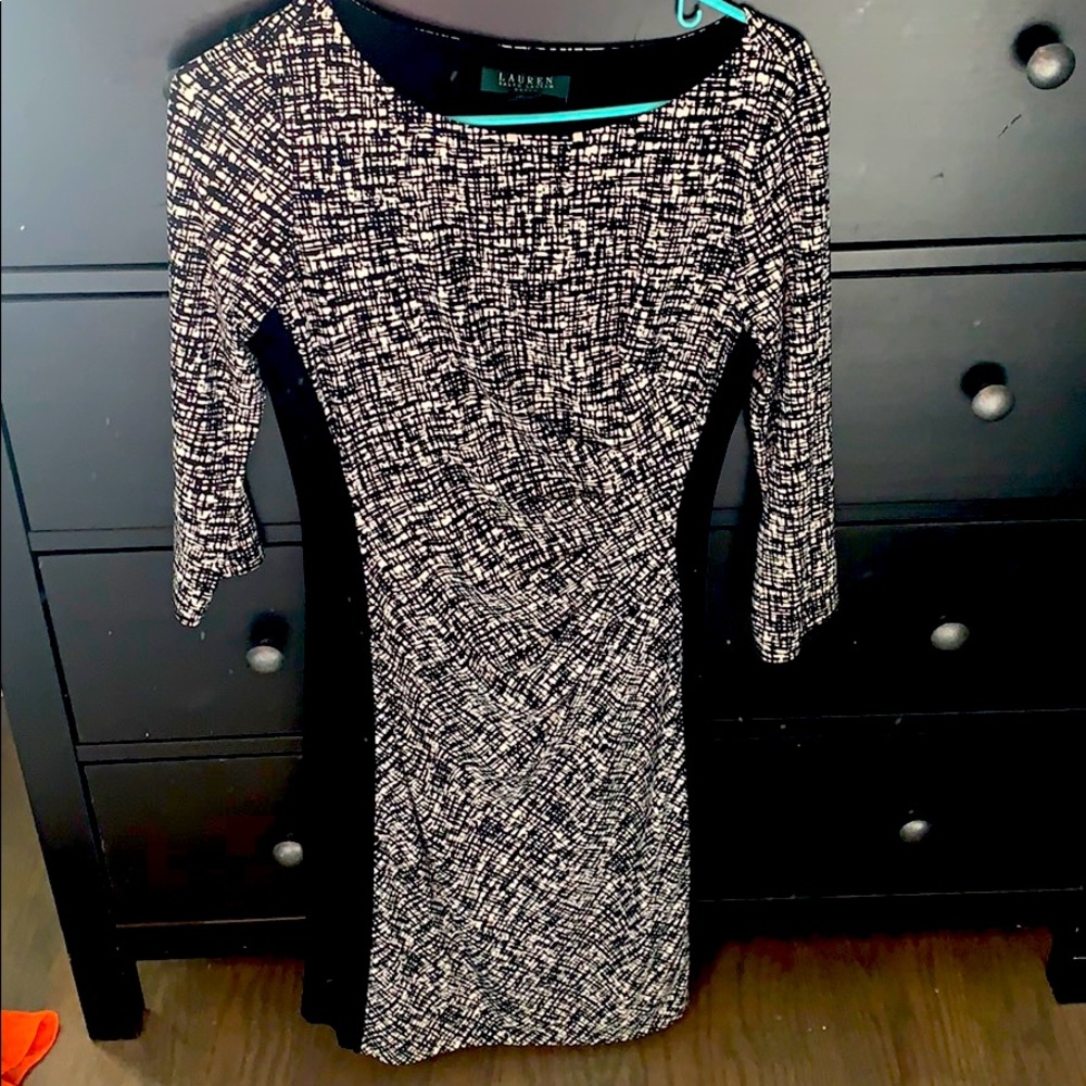 Black and white dress
